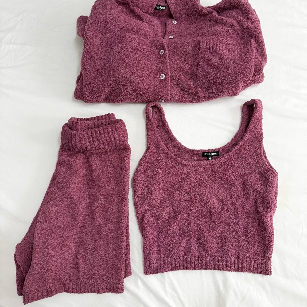 Fashion Nova Muave Sweater Set
